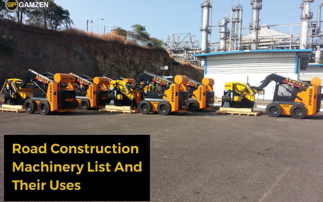 Top 6 Road Construction Machinery List And Their Uses
