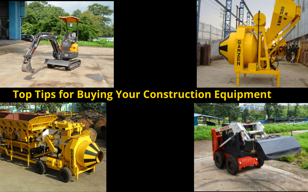 Top Tips for Buying Your Construction Equipment