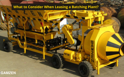 What to Consider When Leasing a Batching Plant?